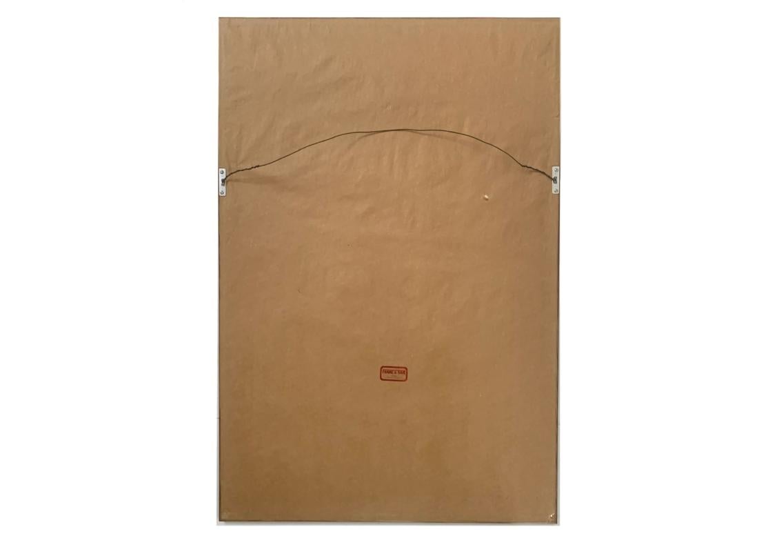 20ième siècle Monet's Palette by Milton Glaser 1980's Affiche encadrée en vente