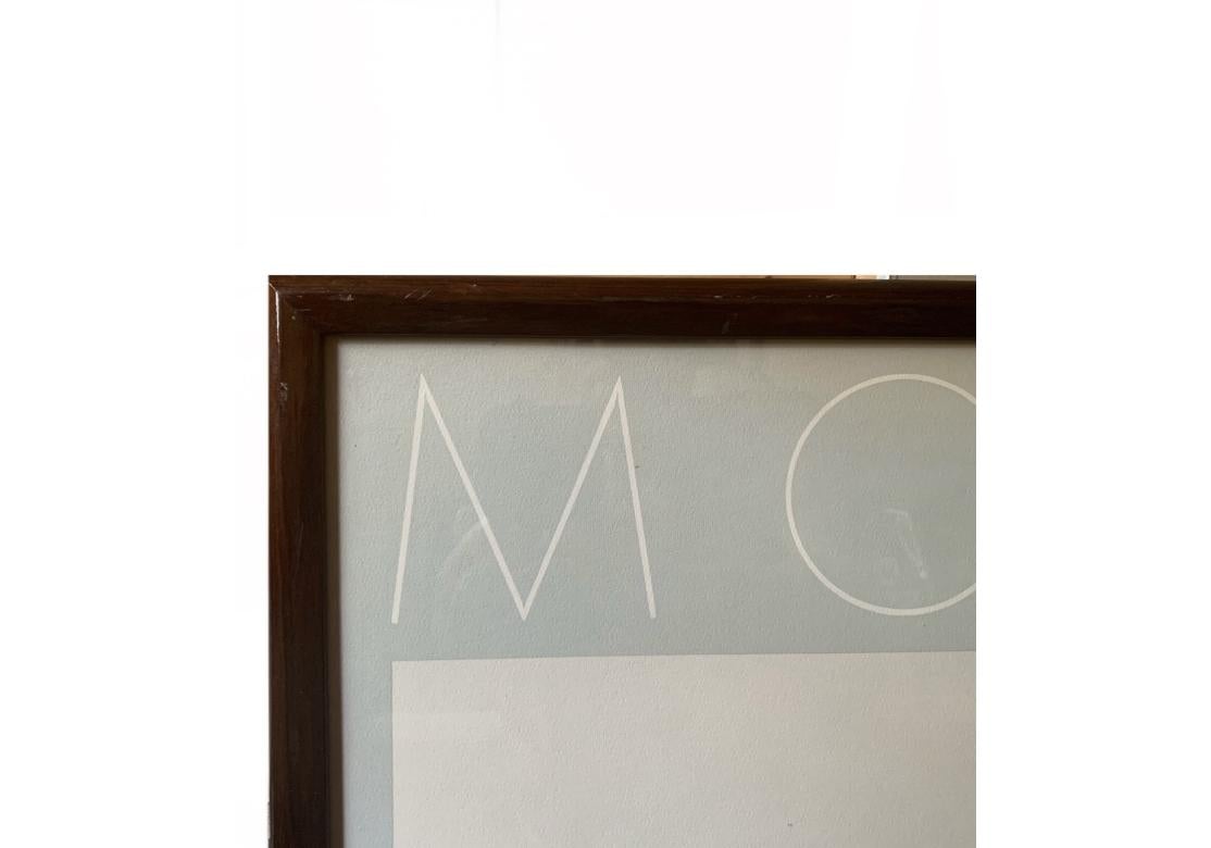 Monet's Palette by Milton Glaser 1980's Affiche encadrée en vente 1