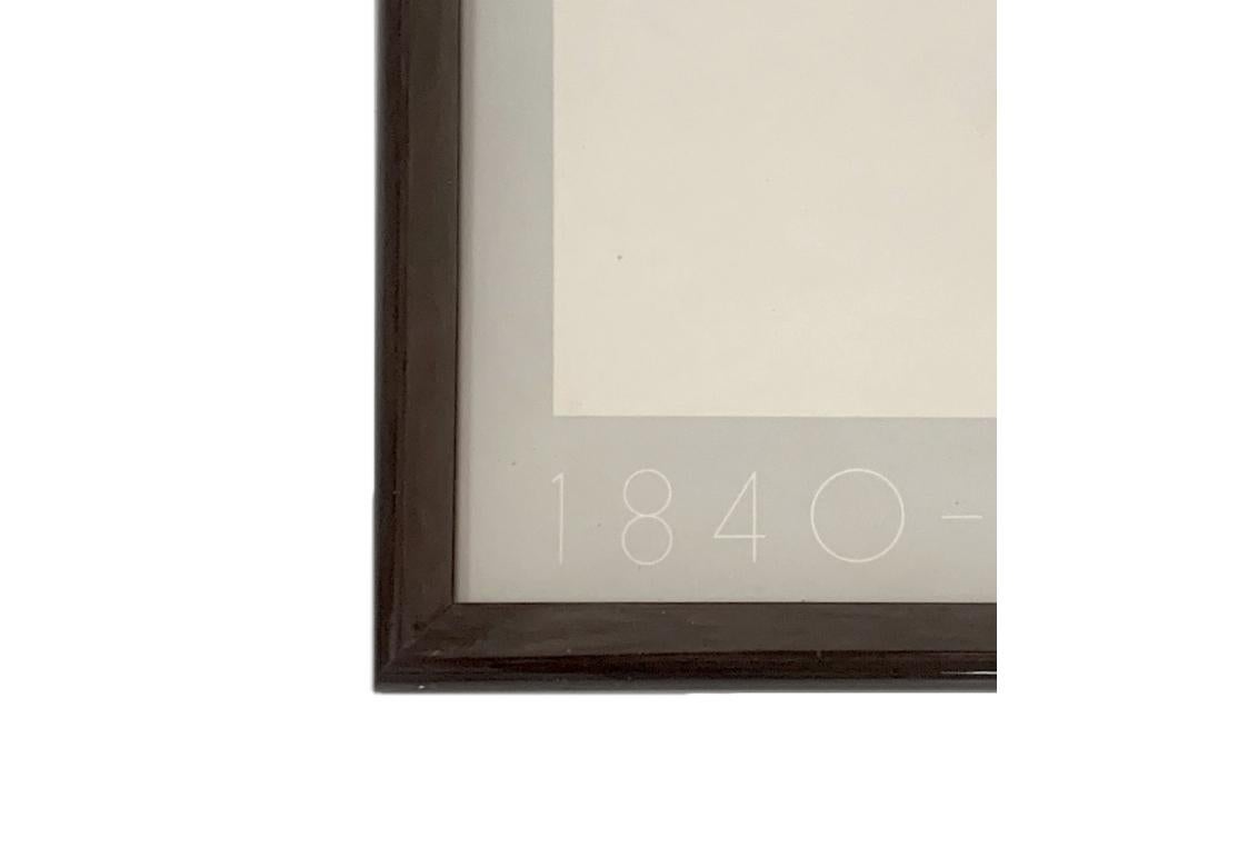 Monet's Palette by Milton Glaser 1980's Affiche encadrée en vente 3