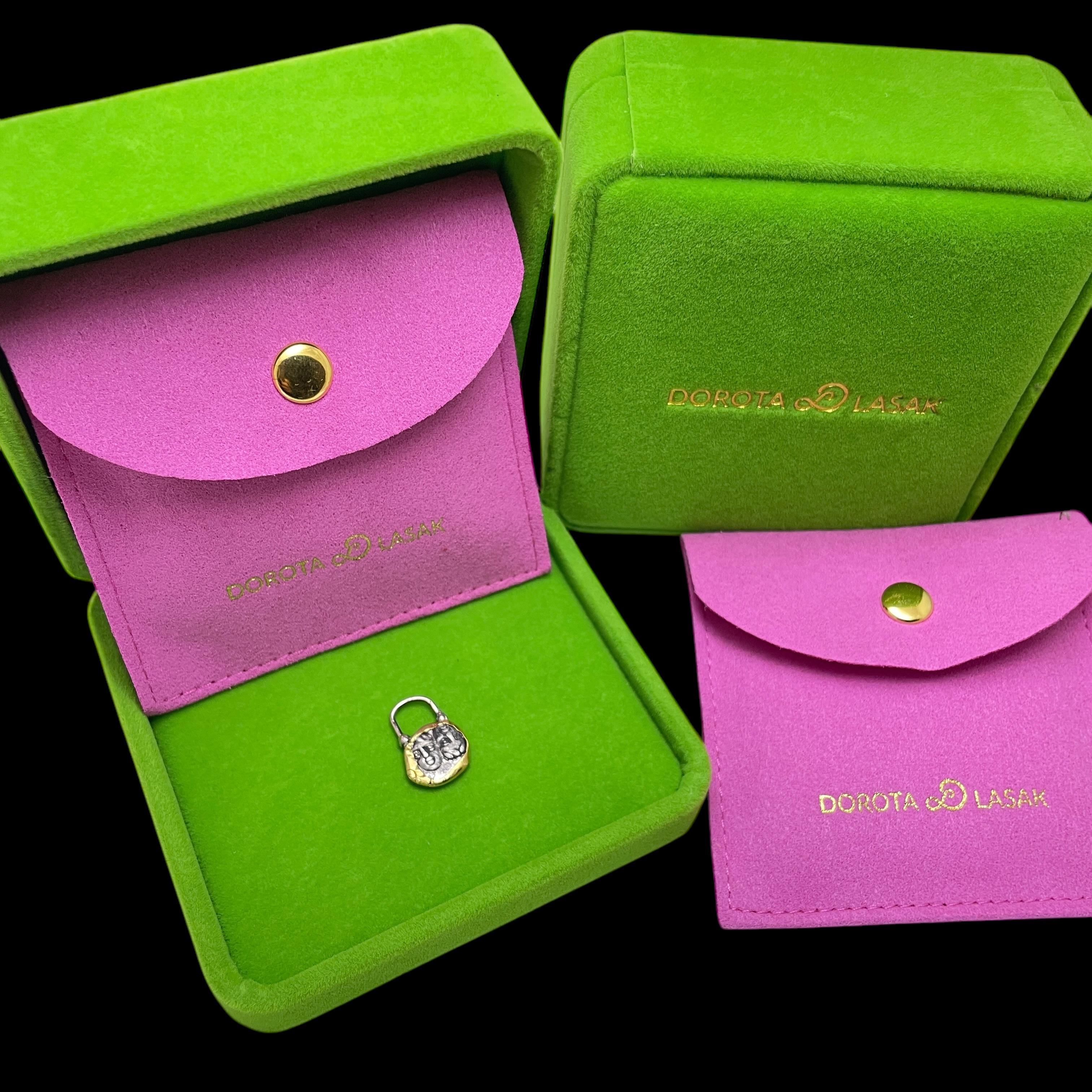 MONETY 22k gold bezel ancient Greek coin charm by DOROTA LASAK In New Condition For Sale In Palos Hills, IL