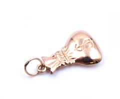 Money Bag Charm 14 Karat Yellow Gold