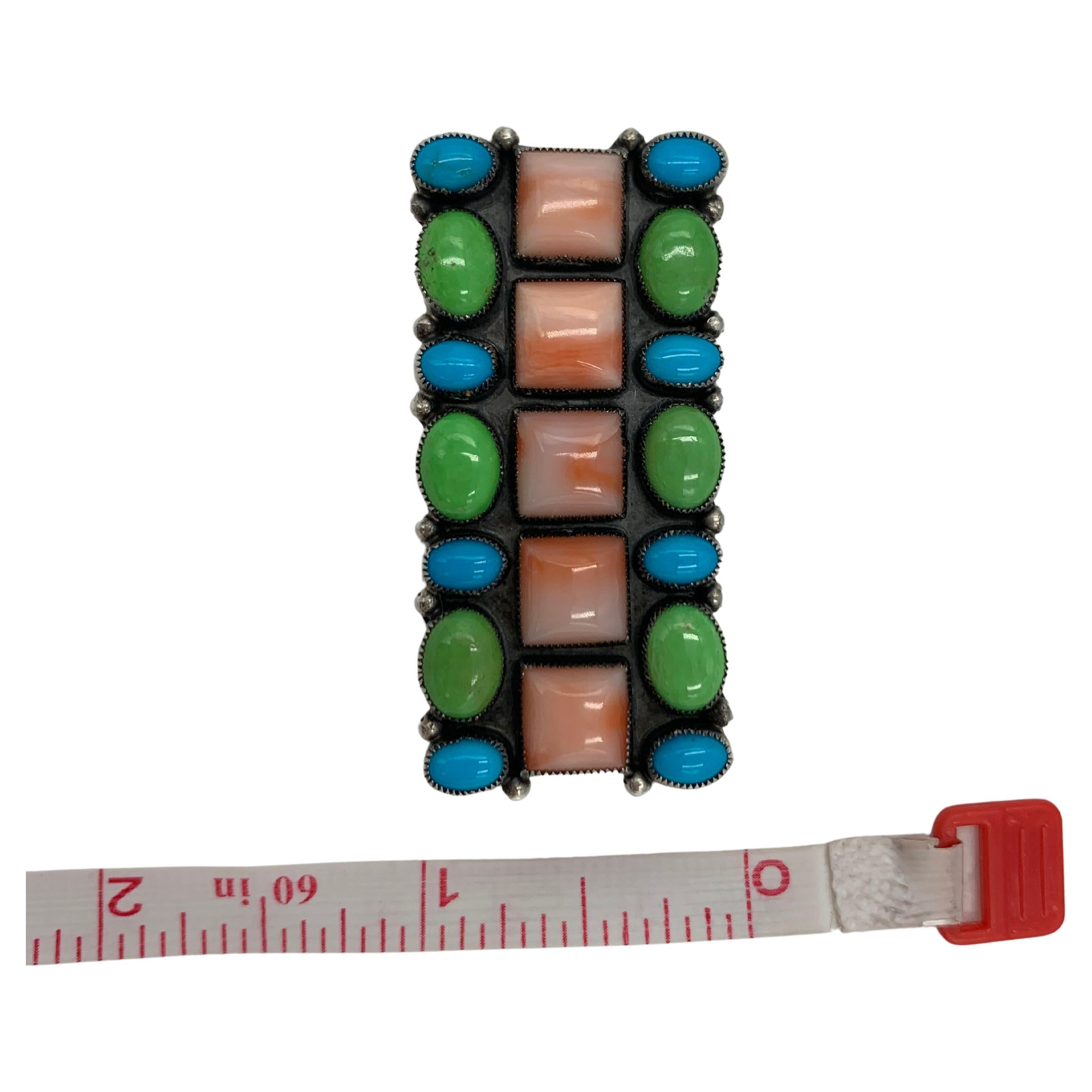 Money Clip with Multiple Stones & Sterling Silver by Don Lucas In New Condition For Sale In Scottsdale, AZ