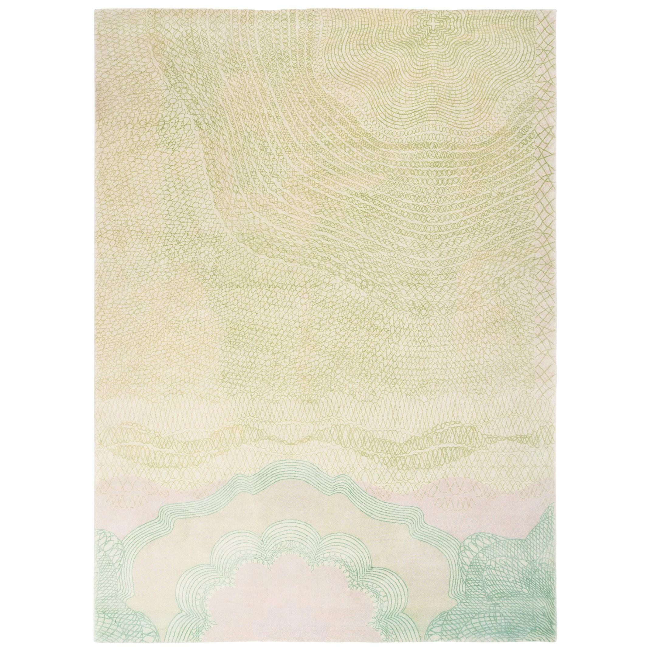 Tappeto Money's Worth, Nodo a mano, Lana, 200 nodi, Lachaert & D'hanis in vendita