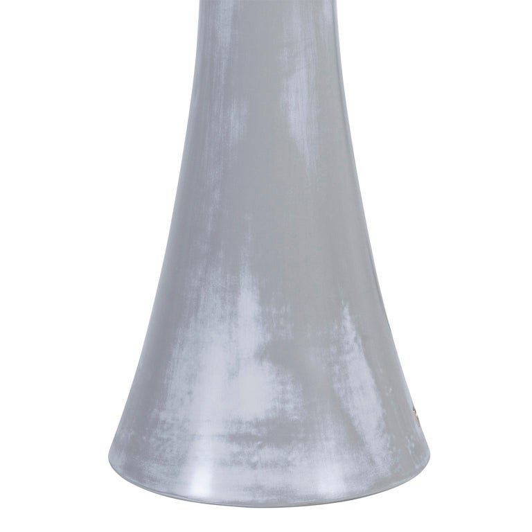 Greenapple Floor Lamp, Monforte Floor Lamp, Grey and Black, Handmade in