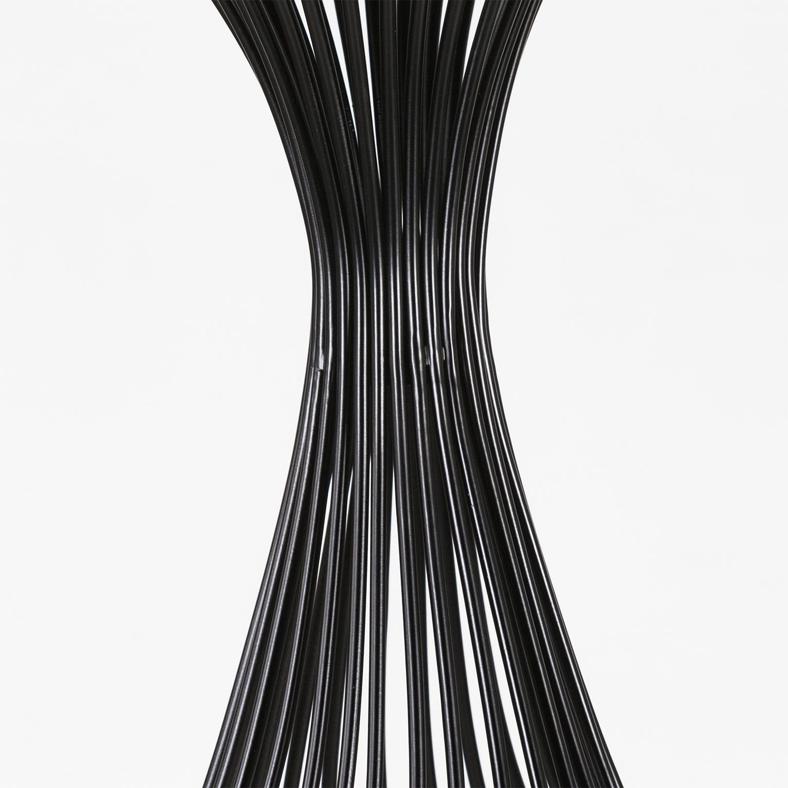 Contemporary Art Deco Monforte Floor Lamp Grey Black Handmade in Portugal by Greenapple For Sale