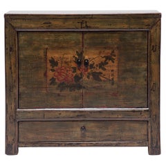Mongolian Spring Blossom Painted Chest