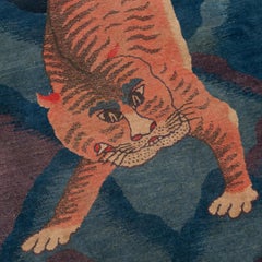 Mongolian Tiger Carpet, c. 1880