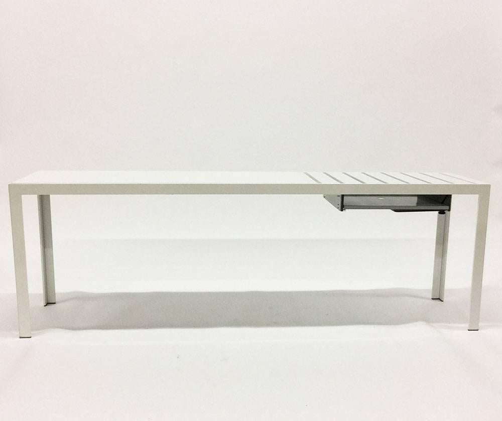 Progetto 1 Italian White Metal Desk Table by Monica Armani, 2005 In Good Condition For Sale In Delft, NL