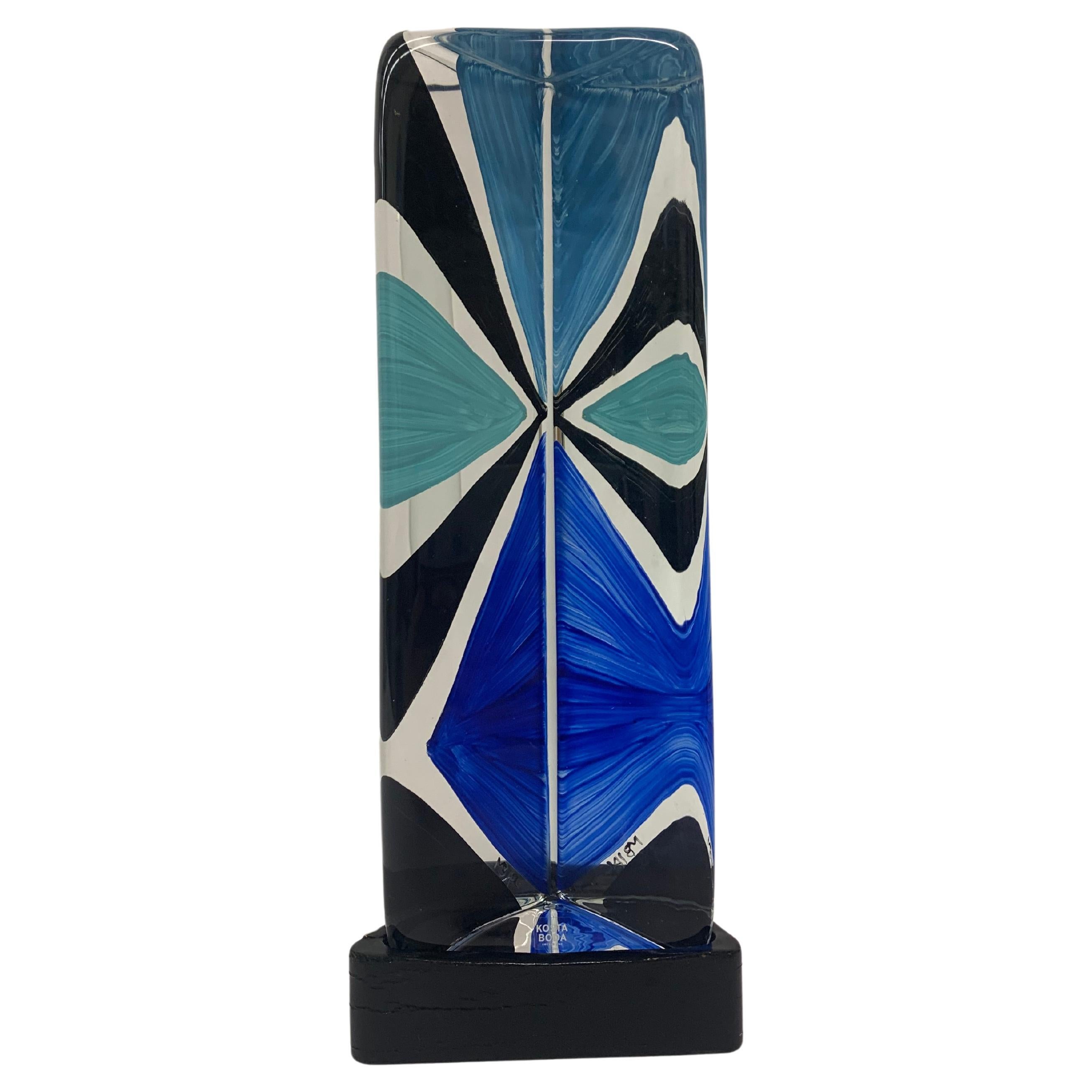 Monica Backstrom art glass Kaleidoscope Kosta Boda For Sale