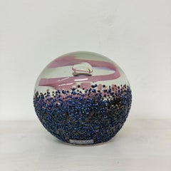 Monica Backström for Kosta Boda Moon landing presse papier , 1980s