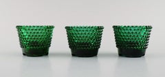 Monica Bratt for Reijmyre, Three Pärlan Candlesticks for Small Candles