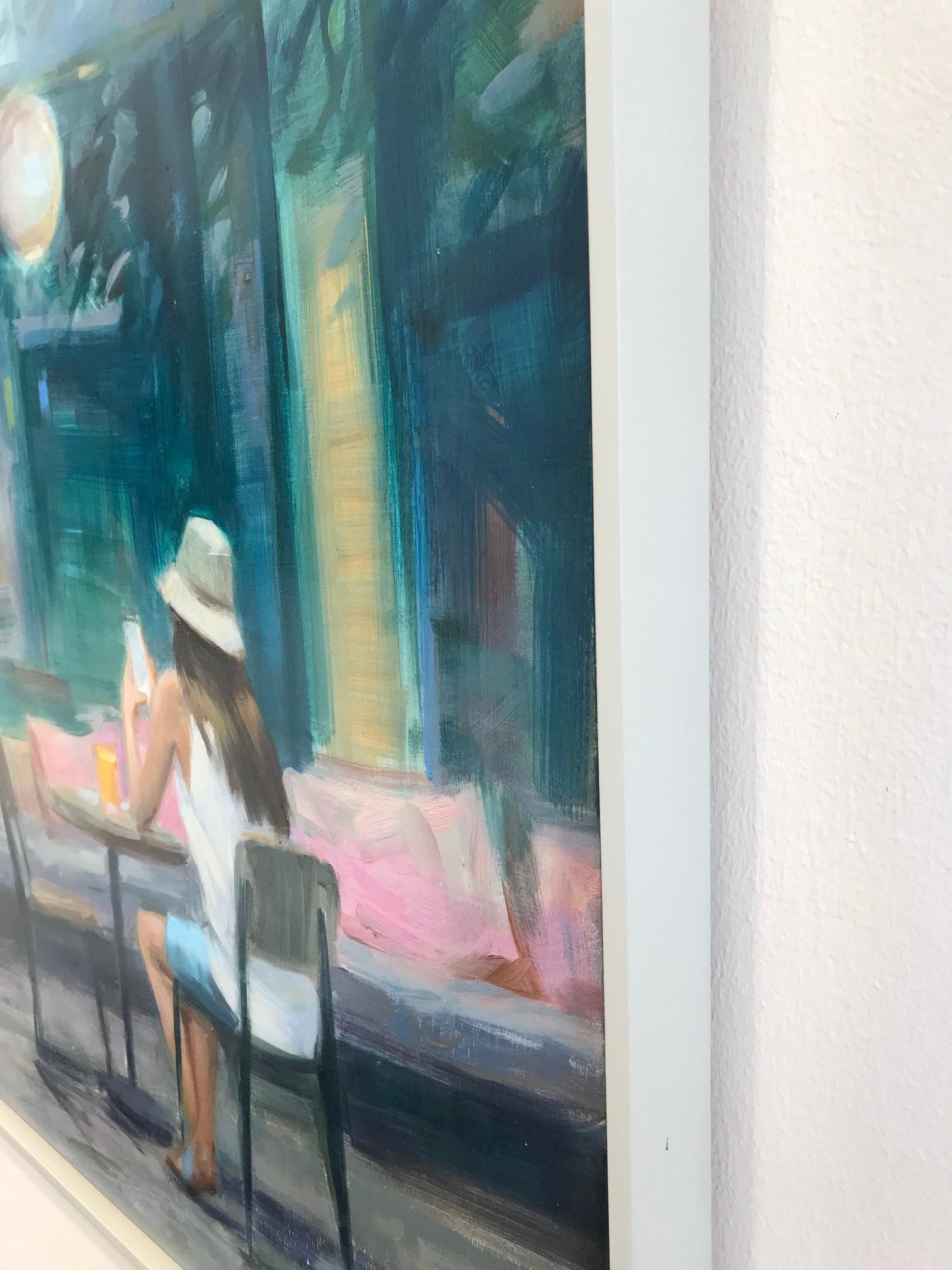 The Spanish artist Mònica Castanys is inspired by everyday scenes. Moments, femininity and light are the basis of her paintings. Her color palette is reminiscent of the Impressionist, but with an expressive touch and her gaze is mainly focused on