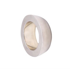 Monica Coscioni Roma Contemporary Geometric Round Bracelet .925 Sterling Silver