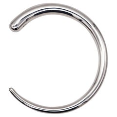 Monica Coscioni Roma Modern Freeform Choker Necklace in .925 Sterling Silver