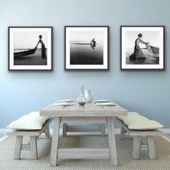 Against the Current by Monica Denevan -  Gelatin Print with Wood Frame