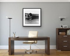 Bracing Against by Monica Denevan - Silver Gelatin Print, Wooden Frame