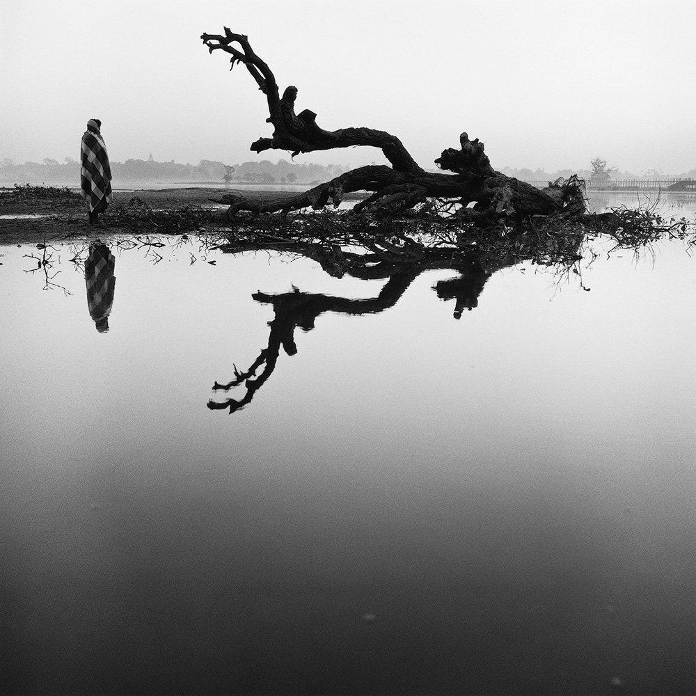 Fallen Tree  by Monica Denevan   Photography, Silver Gelatin Print, 2006

Monica Denevan studied photography at San Francisco State University.  She has travelled extensively in Burma and China for many years.  Denevan’s photographs have been