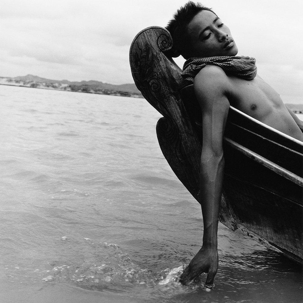 Monica Denevan's Sailing Upriver.  Photography, Silver Gelatin Print with Wood Frame

Monica Denevan studied photography at San Francisco State University.  She has travelled extensively in Burma and China for many years.  Denevan’s photographs have