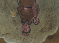 "Retablo Exvotos (Replica Bride & Groom), " Oil on Tin by Monica Flores Martinez