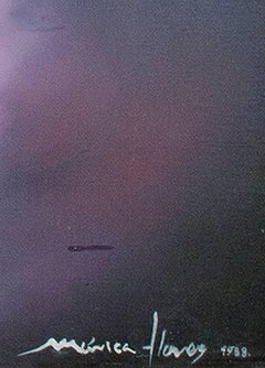 "Y Un Dia, Mi Muerte (And One Day, My Death), " Acrylic & Oil on Canvas signed