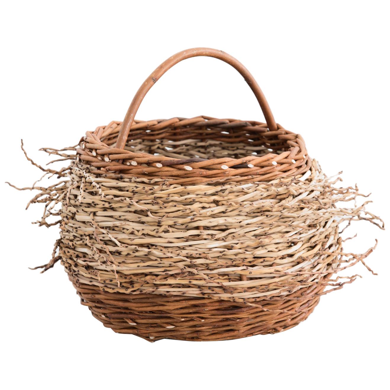 Mónica Guilera Subirana, Willow and Date Palm Contemporary Crafts Basket, 2020