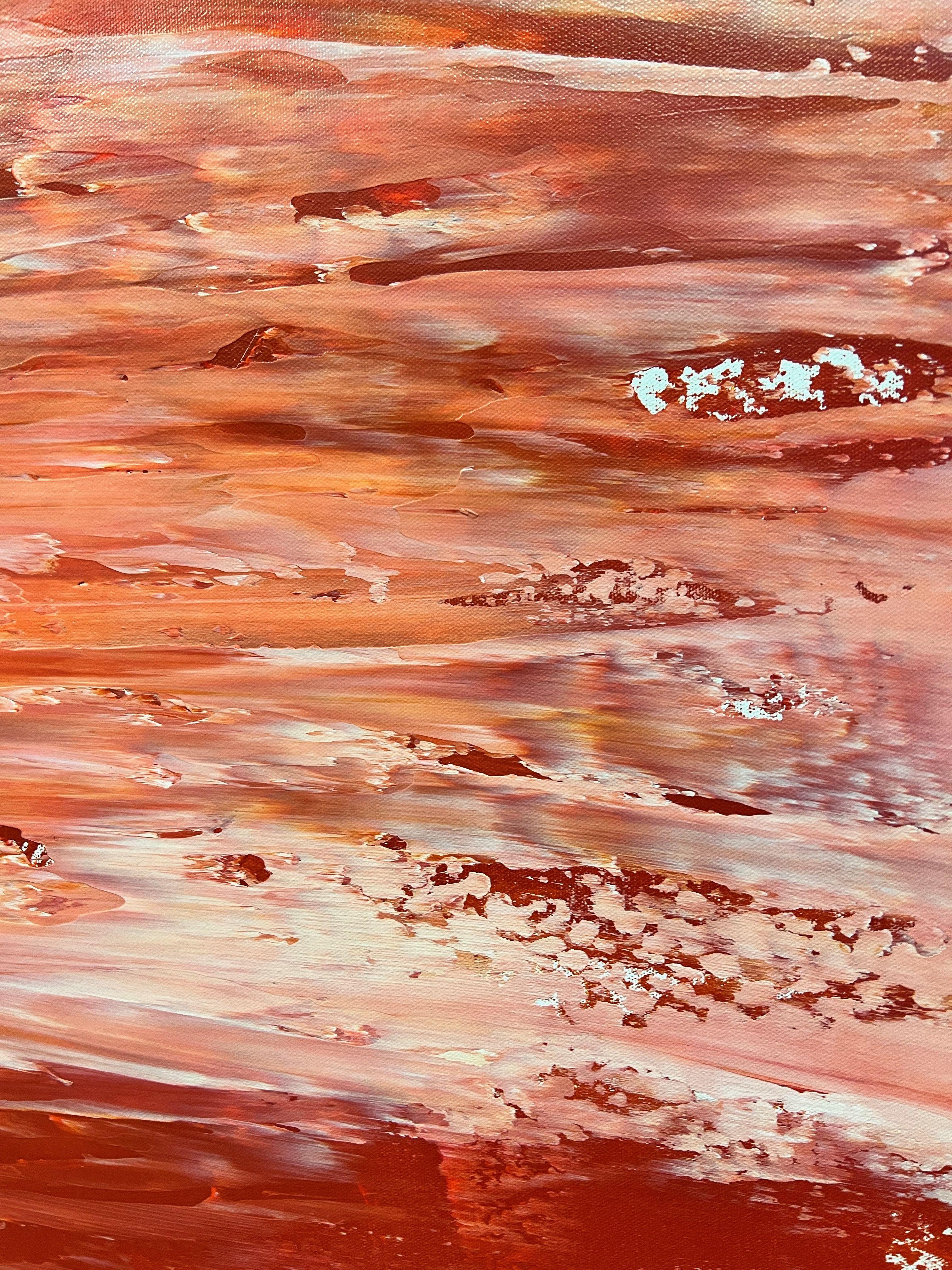 TIEMPO DESPUÉS DEL TIEMPO, Técnica mixta sobre lienzo - Mixed Media Art Abstracto de Monica Maja Richardson