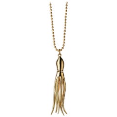 Monica Rich Kosann 18K Yellow Gold "Intuition" Octopus Charm Necklace