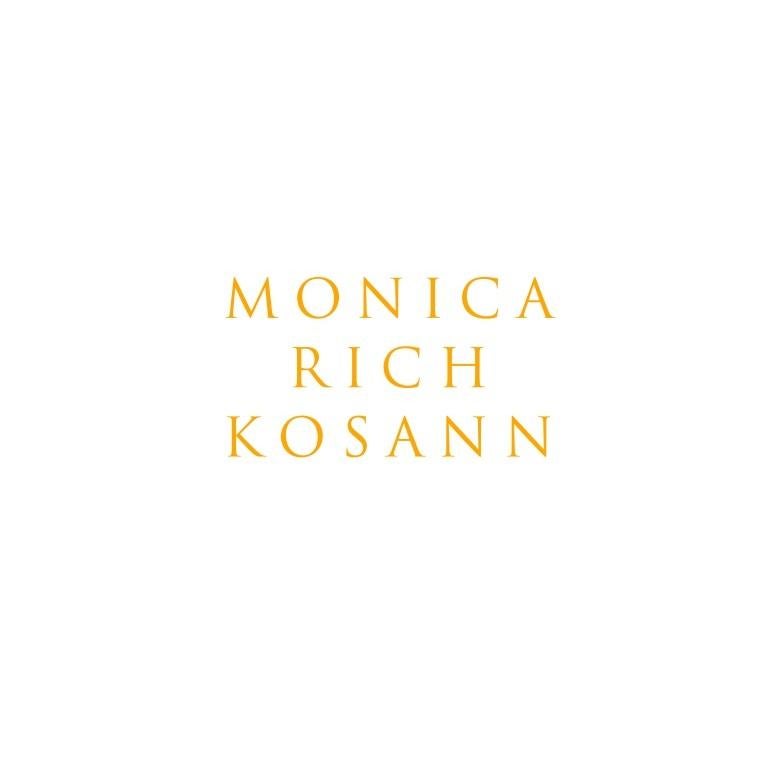 Contemporary Monica Rich Kosann 18K Yellow Gold Cross Pendant with Baguette & Round Diamonds