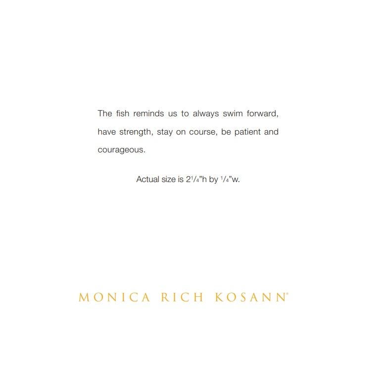 Monica Rich Kosann Black Ceramic & 18K Yellow Gold 