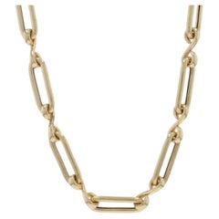 Monica Rich Kosann Infinity Classic Necklace 20" -Gold 18k Fancy Paperclip Chain