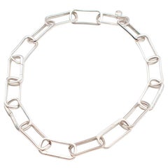 Monica Vinader Sterling Silver Alta Capture Large Link Necklace