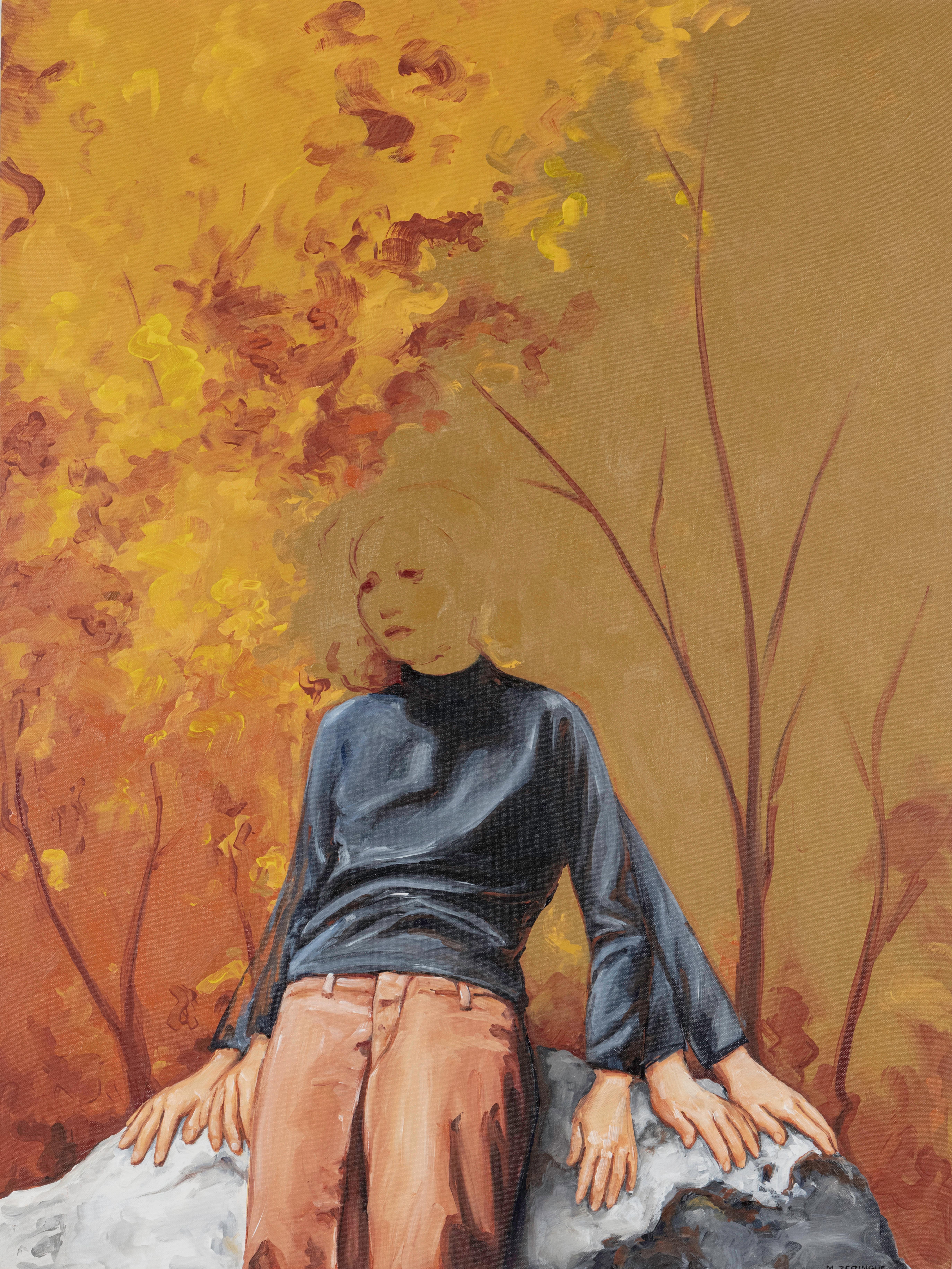 Fermo, ora - Painting di Monica Zeringue