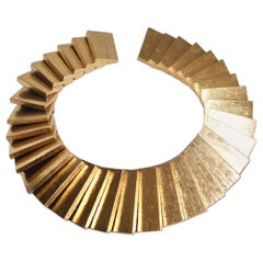 Monies Acacia and Gold Foil Choker.