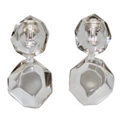 Monies Acrylic Drop Earrings