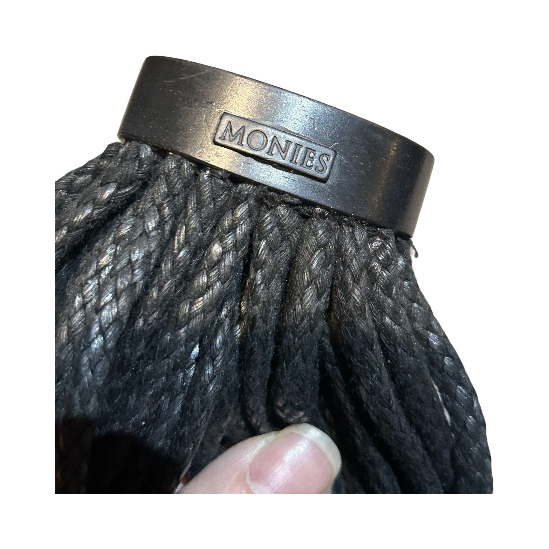 Monies Black Braided Knot Bracelet For Sale 4