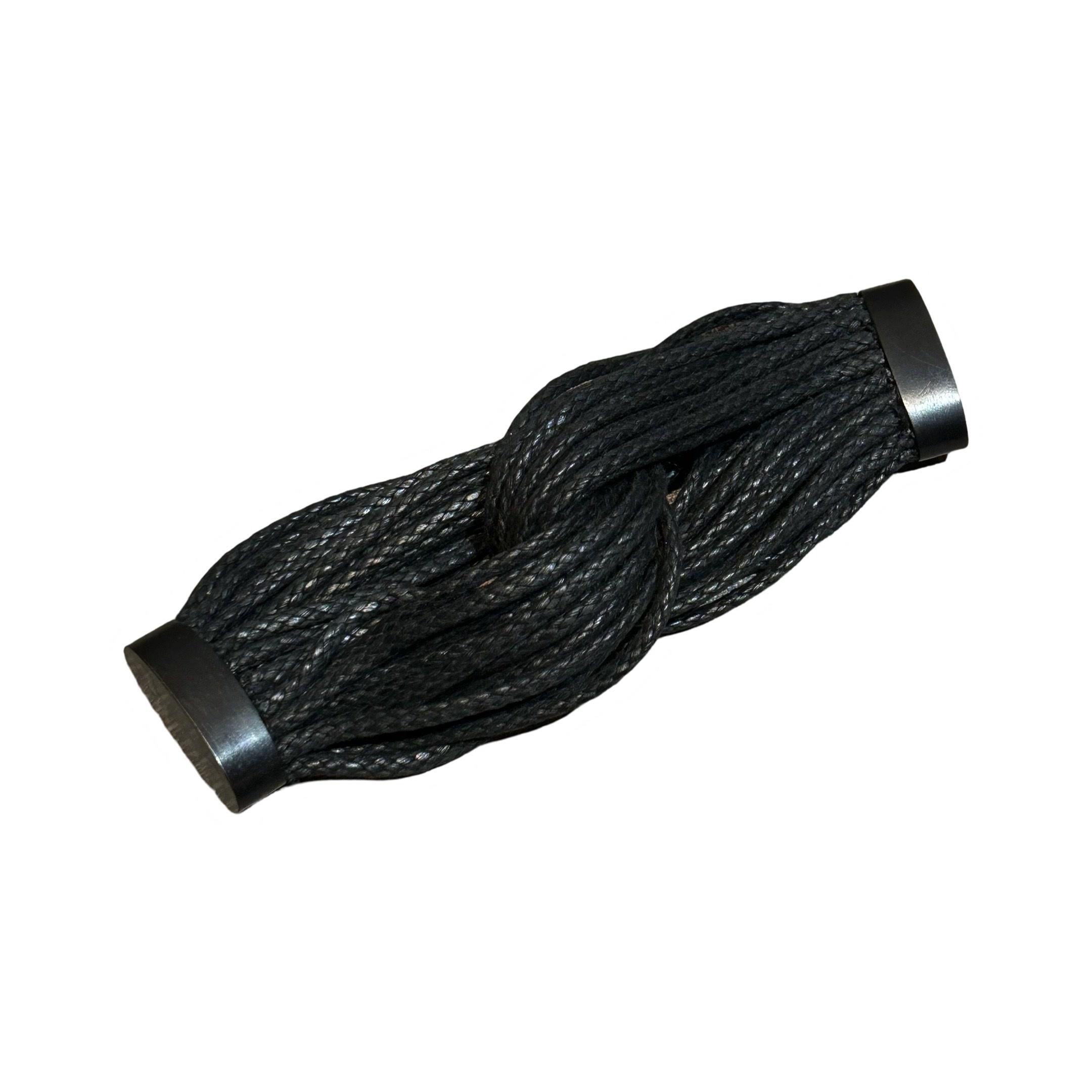 Monies Black Braided Knot Bracelet For Sale 5
