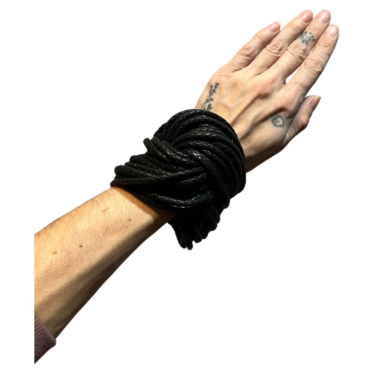 Monies Black Braided Knot Bracelet For Sale