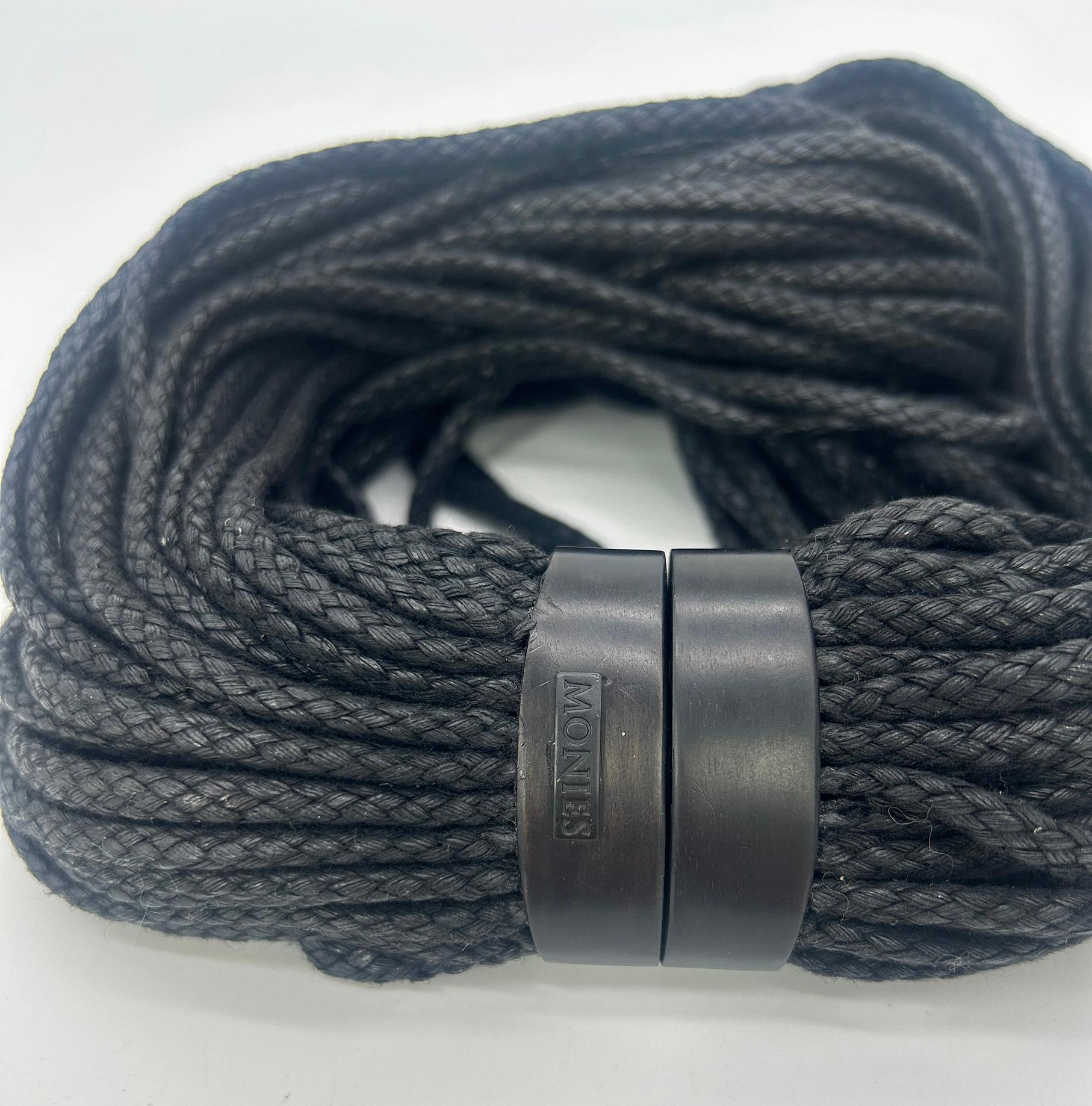 Collana girocollo in corda intrecciata nera a più fili di Monies in vendita 4