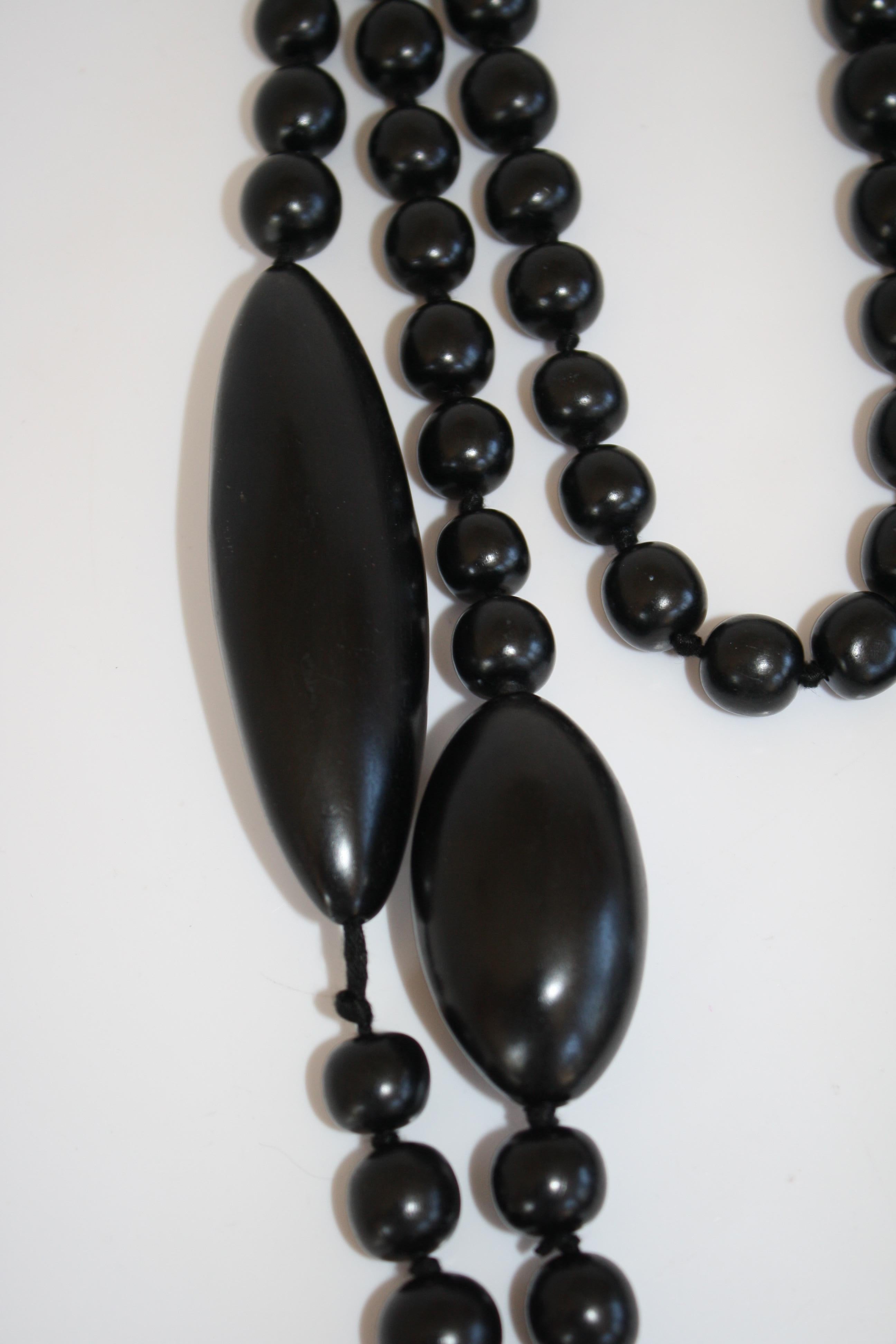 ebony wood beads