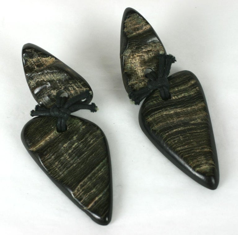 Monies Faux Horn Carved Earrings For Sale at 1stDibs gerda lynggaard