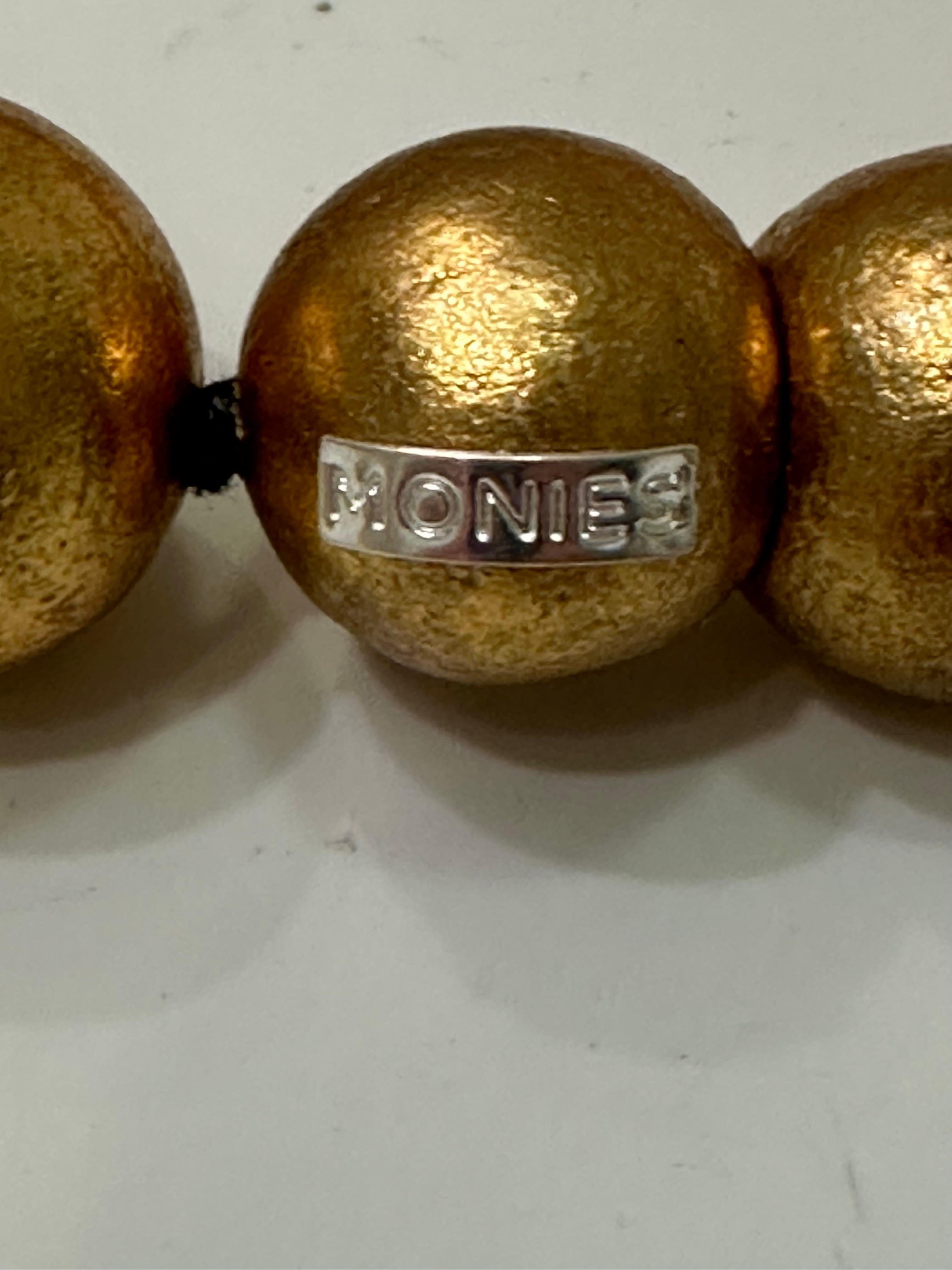 Women's or Men's Monies Goldfoil Ball Chocker For Sale
