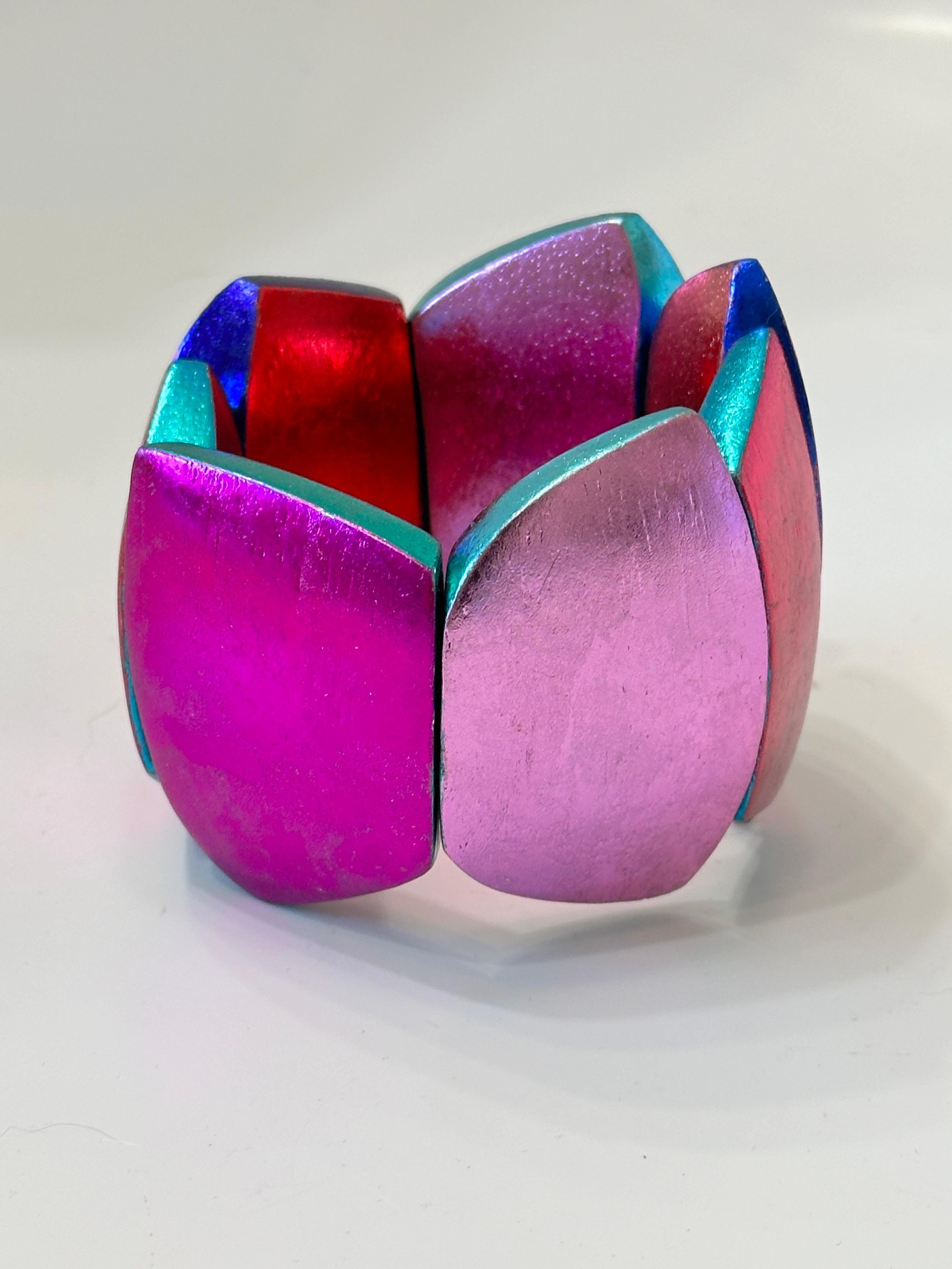 Monies Multicolor Foil Clip Earrings 5