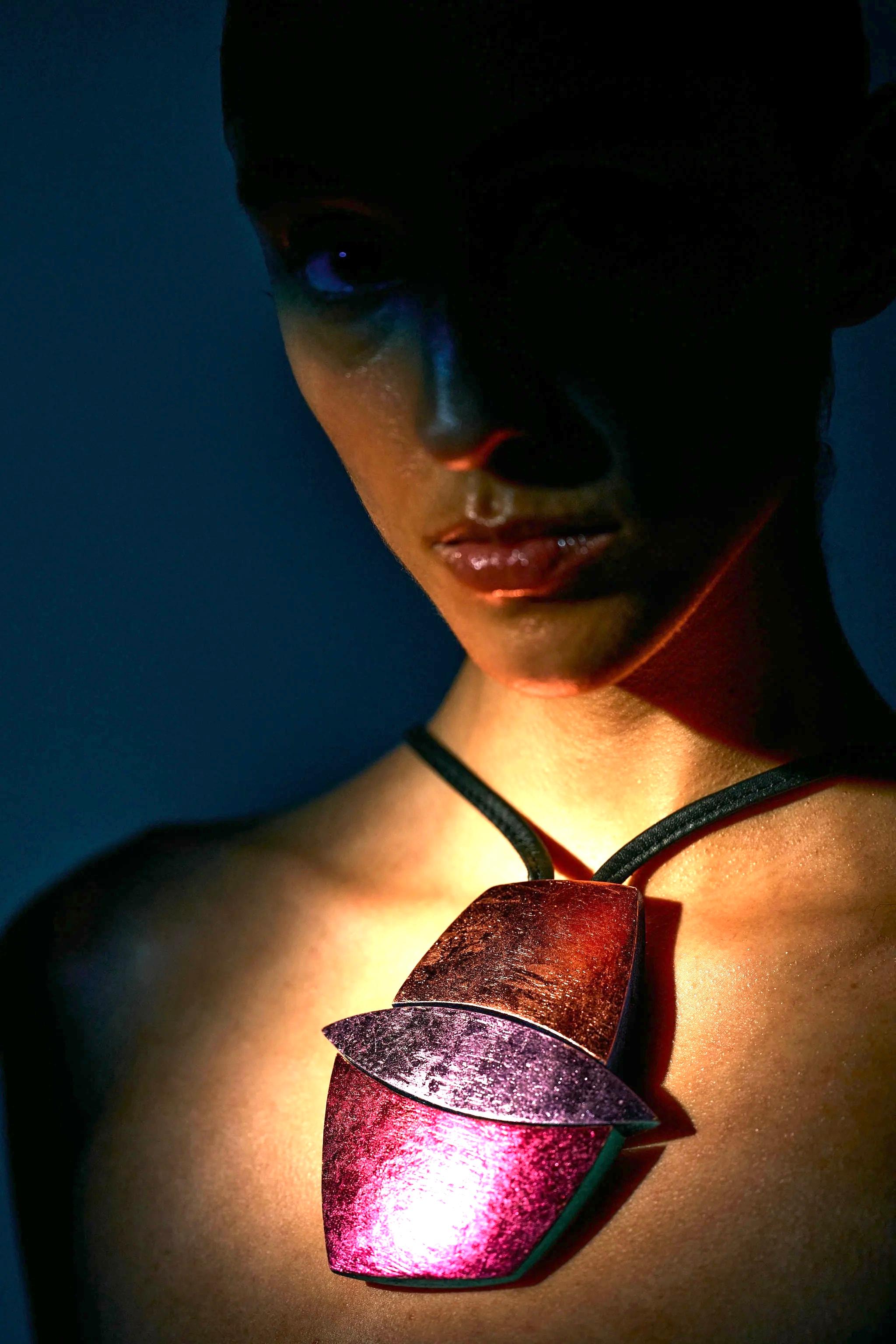 Founded in Denmark in 1973, Monies has built a five decade-long legacy by integrating raw, unmanipulated materials into designs that blur the line between jewellery and art. Monies is bold and extravagant, pushing the boundaries of conventional