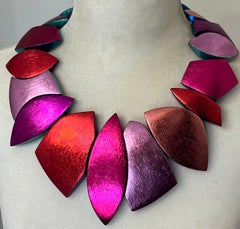 Monies Necklace in Multicolor Foil