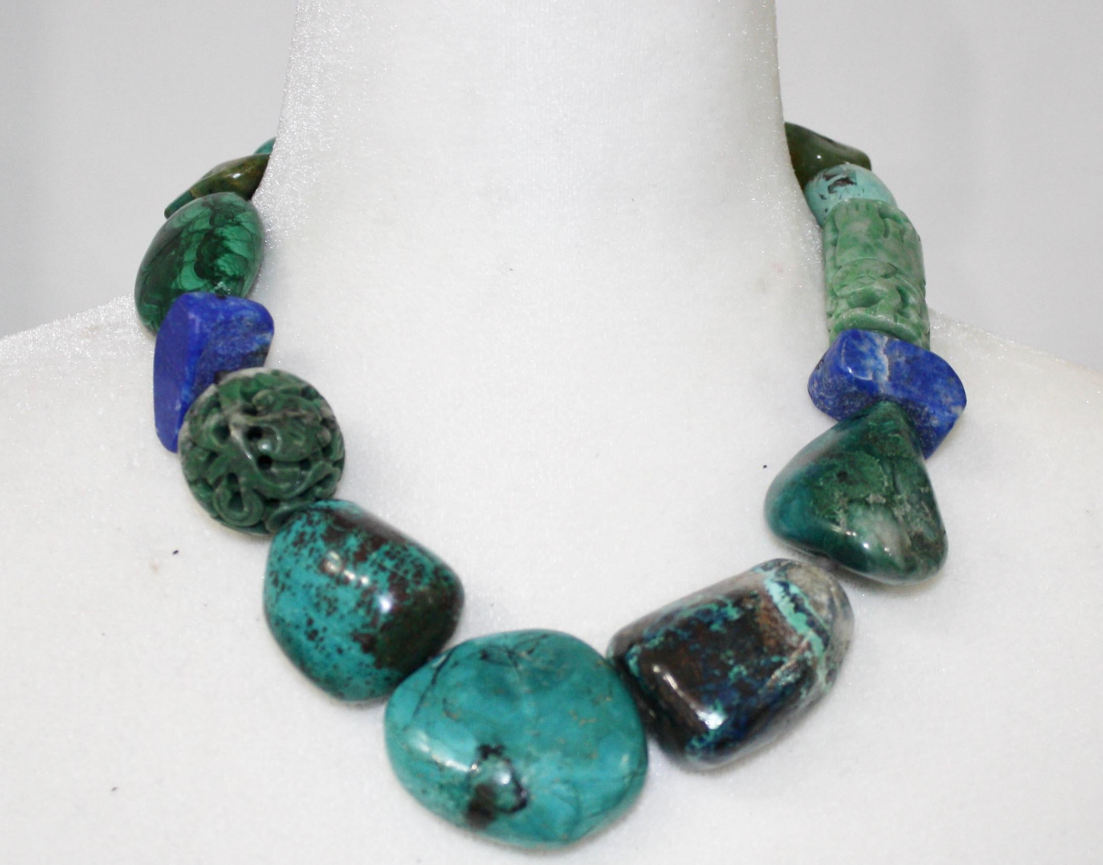 Monies Unique Semi Precious Stone Choker 1