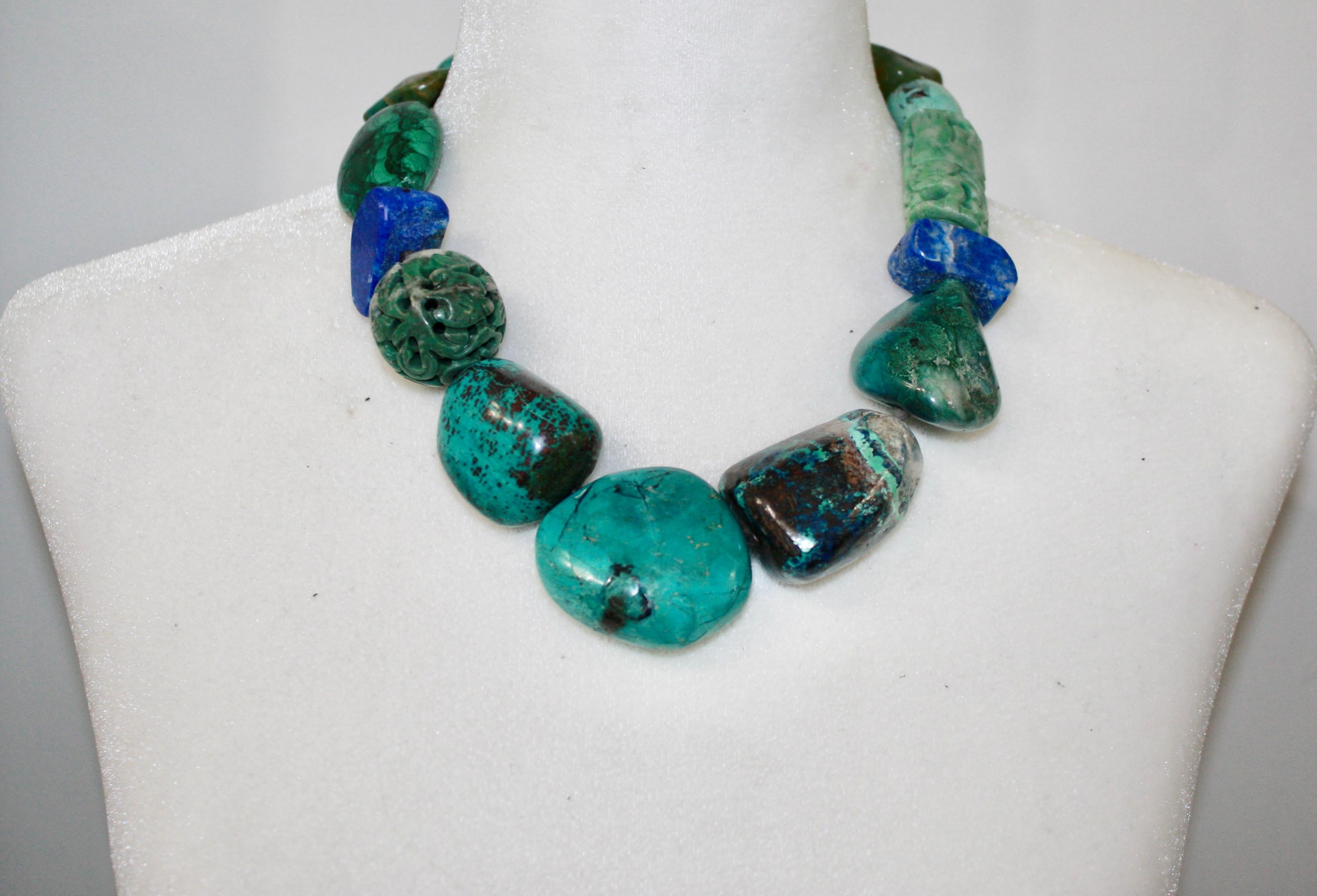 Monies Unique Semi Precious Stone Choker 2