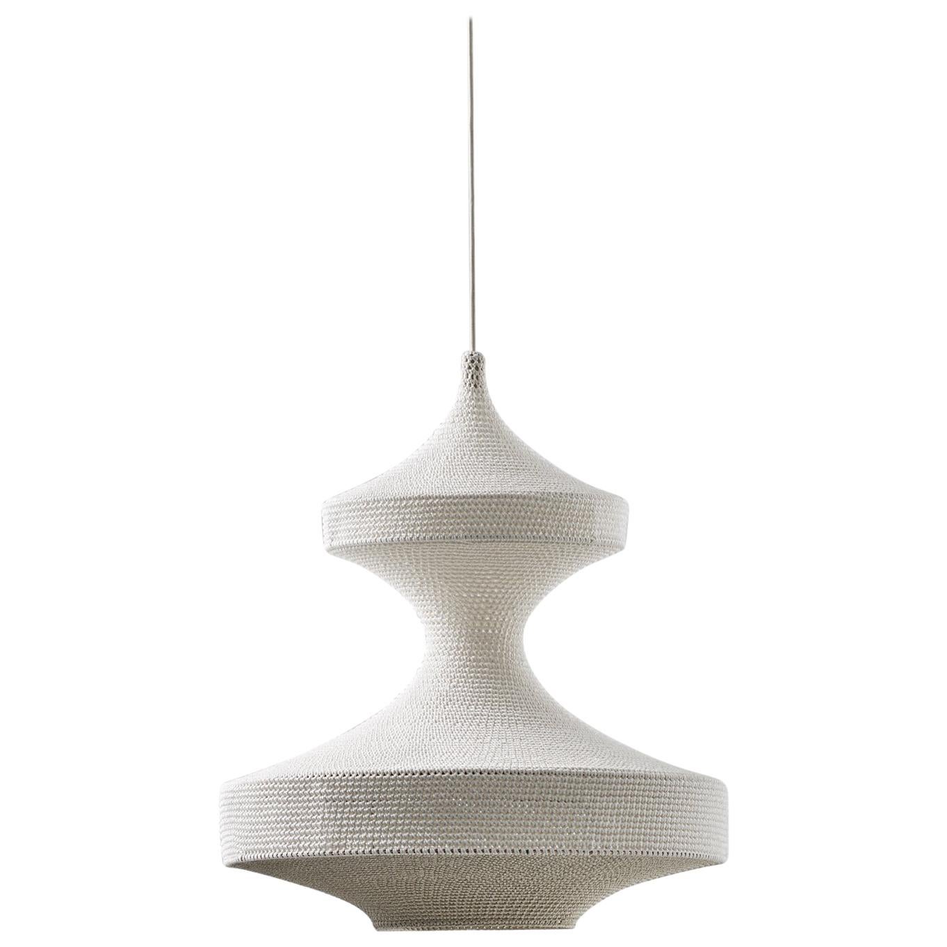 MONIKA Pendant Light Ø50cm/19.7in, Hand Crocheted in 100 Egyptian