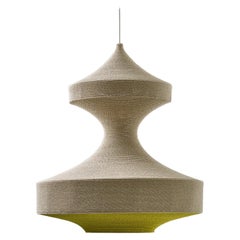 Monika Ø80 Pendelleuchte, Handgehäkelt aus 100% Merzerisierter Ägyptischer Baumwolle