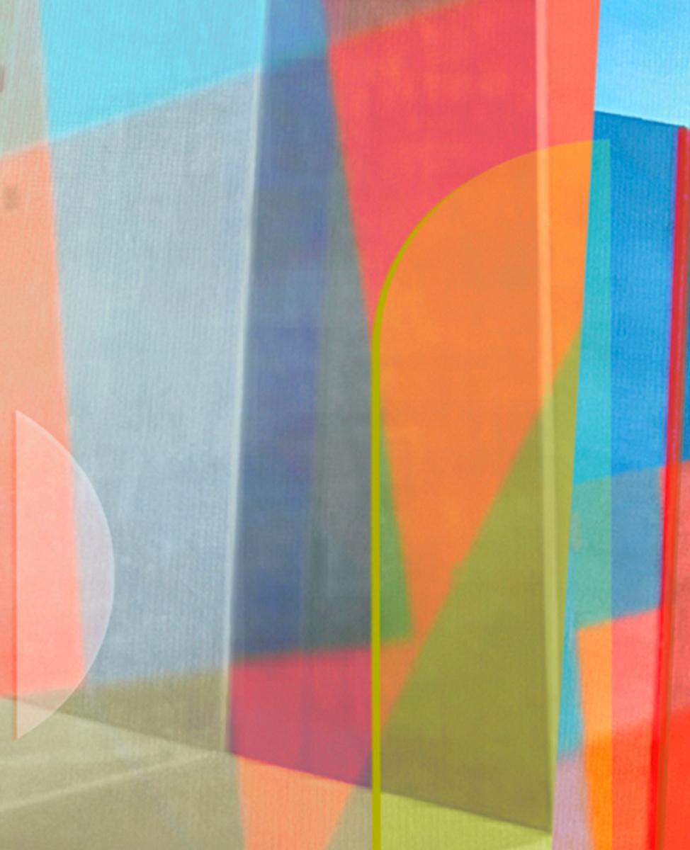 Arcana 14. Abstrakte Farbfotografie (Geometrische Abstraktion), Photograph, von Monika Bravo