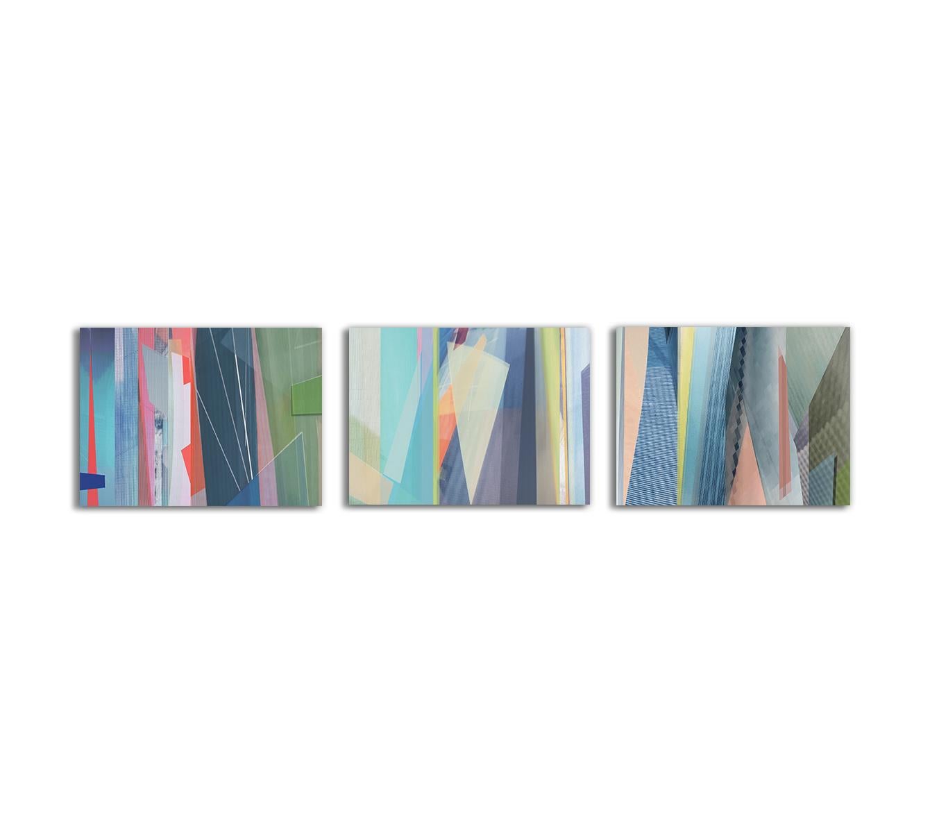 Monika Bravo Abstract Photograph - Parallel Fields #8, #9 and #6. Abstract limited edition color photograph